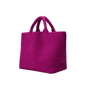 Naghedi Handwoven Clutch in Deep Fuchsia